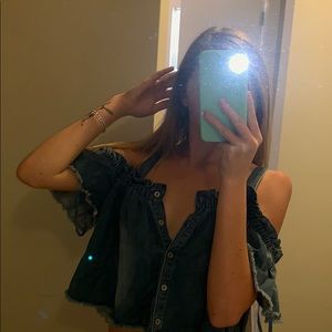 Off the shoulder top - bebe